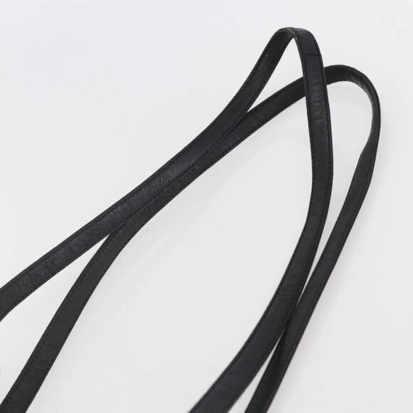 PRADA Shoulder Bag Nylon Leather Black Silver Auth - Picture 9 of 16